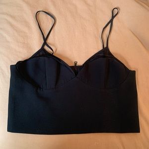 Bardot Bustier-Inspired Crop Top